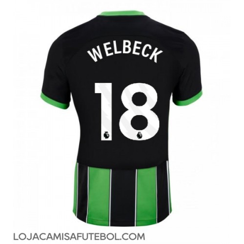 Camisa de Futebol Brighton Danny Welbeck #18 Equipamento Alternativo 2024-25 Manga Curta